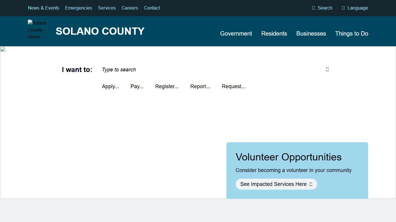 Solano County Homepage | Solano County, California